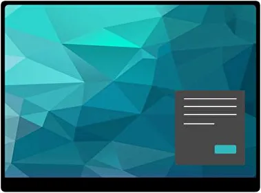 Triangles Dark theme for Windows 11
