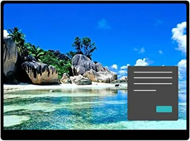 Tropical Paradise Dark theme for Windows 11