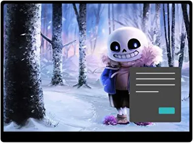 Undertale Dark theme for Windows 11