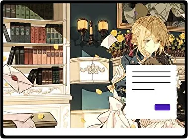 Violet Evergarden theme for Windows 11