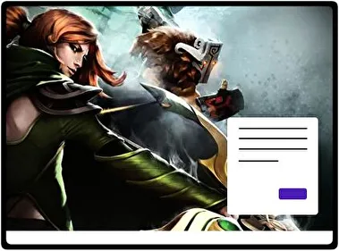 Windranger Dota 2 theme for Windows 11