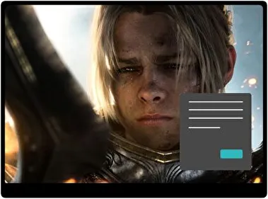 World of Warcraft Battle for Azeroth Dark theme for Windows 11