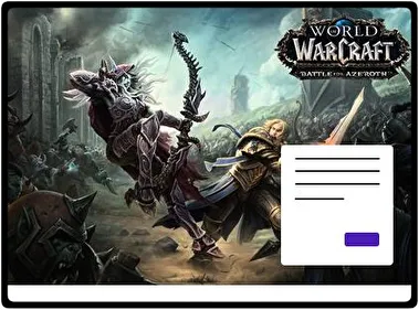 World of Warcraft Battle for Azeroth theme for Windows 11