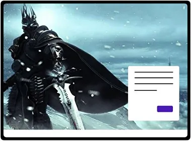 World Warcraft Lich King theme for Windows 11