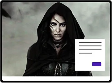 Yennefer of Vengerberg theme for Windows 11