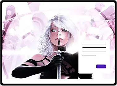Yorha 2a theme for Windows 11