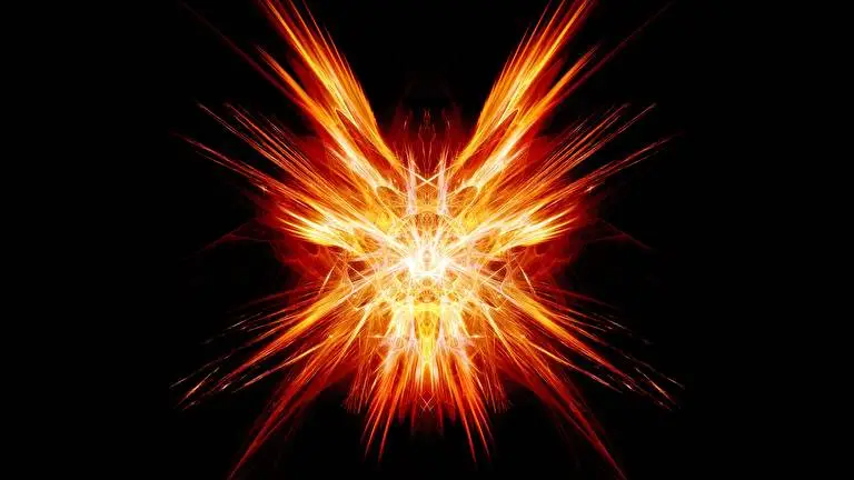 Abstract Orange theme for Windows 11 Slideshow image 2