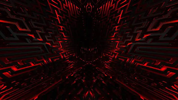 AbstractRed theme for Windows 11 Slideshow image 3