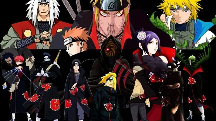 Akatsuki Dark theme for Windows 11 Slideshow image 1