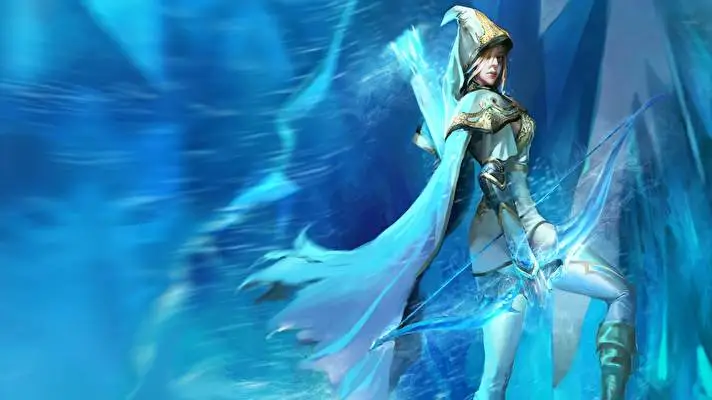 Ashe Lol theme for Windows 11 Slideshow image 2