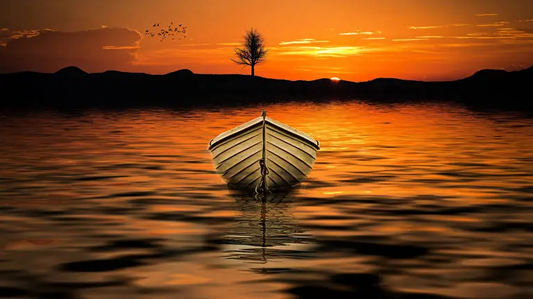 Boats In Sunset theme for Windows 11 Slideshow image 3