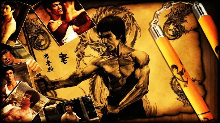 Bruce Lee Dark theme for Windows 11 Slideshow image 3