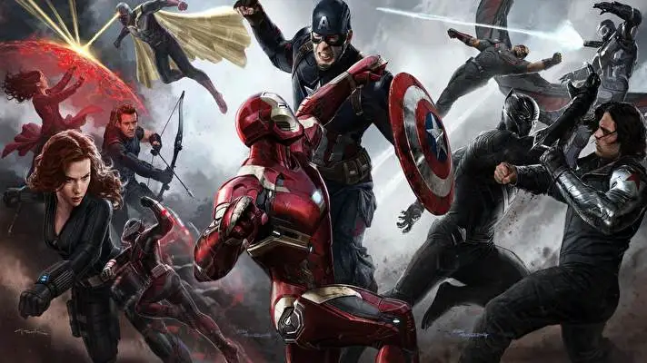 Captain America Civil War Dark theme for Windows 11 Slideshow image 3