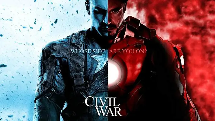 Captain America Civil War Dark theme for Windows 11 Slideshow image 4