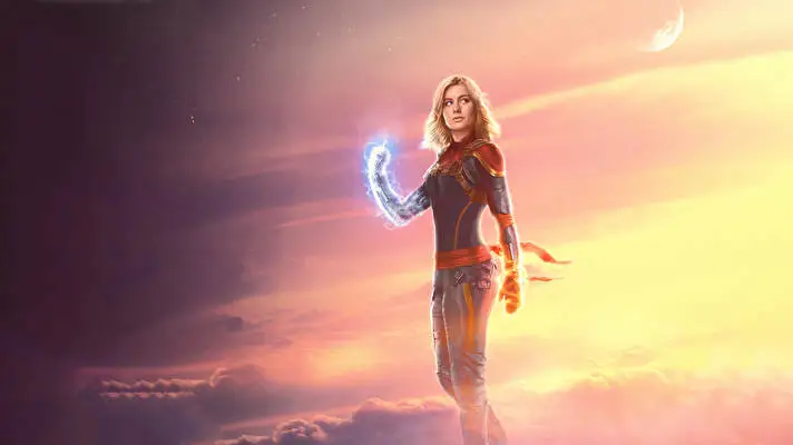 Captain Marvel Dark theme for Windows 11 Slideshow image 2