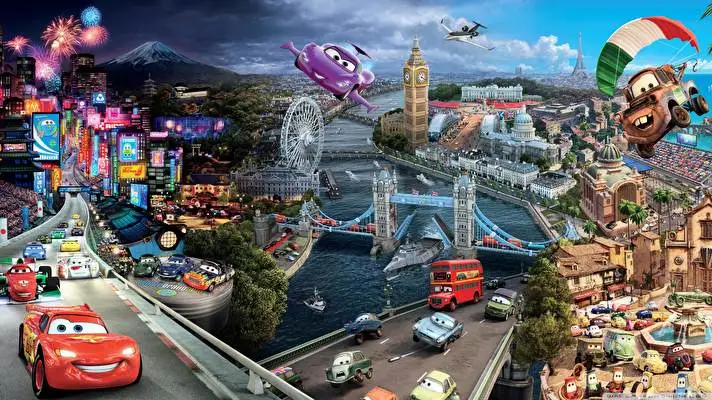 Cars 22 theme for Windows 11 Slideshow image 3