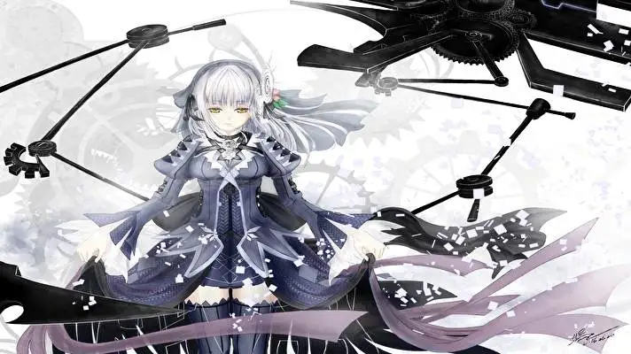 Clockwork Planet Dark theme for Windows 11 Slideshow image 1