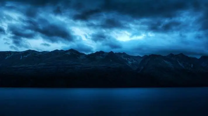 Dark Blue theme for Windows 11 Slideshow image 3