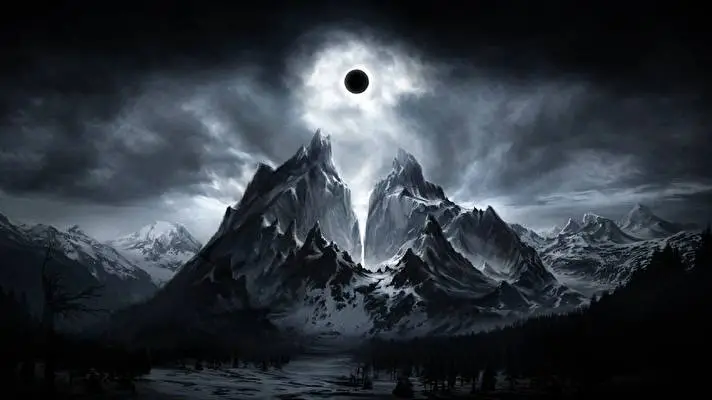 Darkness Fantasy Landscape theme for Windows 11 Slideshow image 1