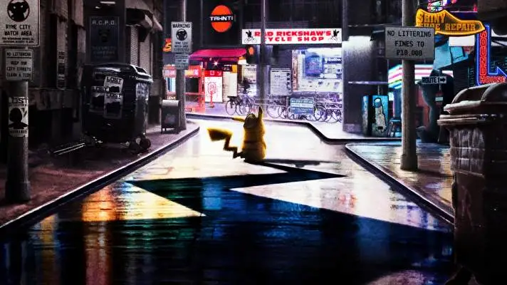 Detective Pikachu theme for Windows 11 Slideshow image 4