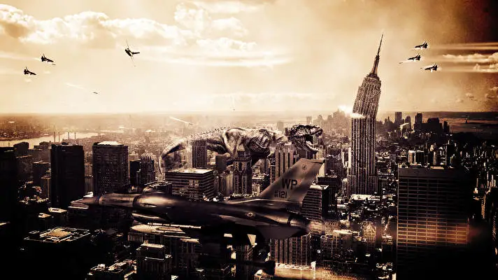 Dinosaur Dark theme for Windows 11 Slideshow image 3