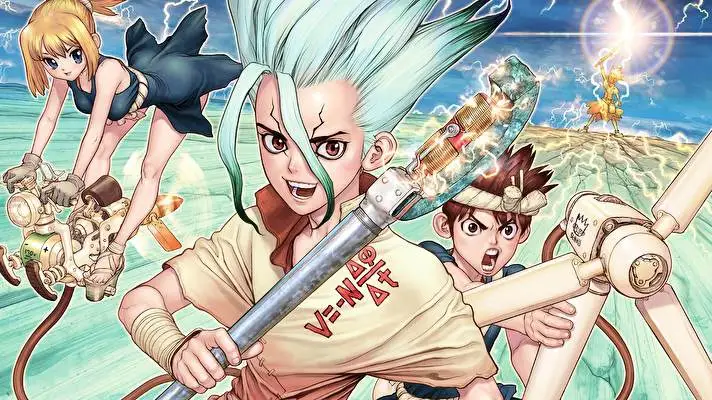 Dr Stone Dark theme for Windows 11 Slideshow image 4