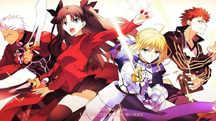 Fatestay Night Unlimited Blade Works Dark theme for Windows 11 Slideshow image 5