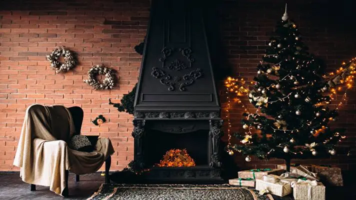 Fireplace 4k theme for Windows 11 Slideshow image 1