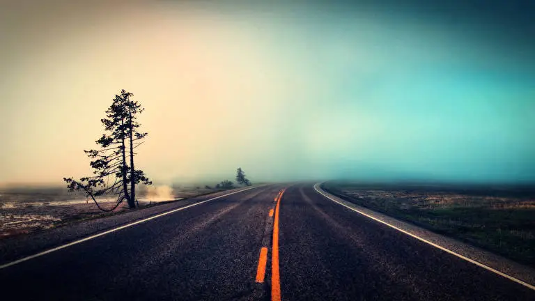 Foggy Roads theme for Windows 11 Slideshow image 1