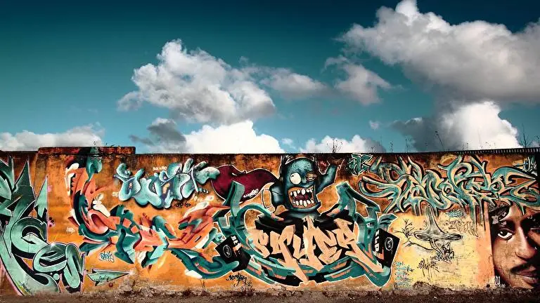 Graffiti theme for Windows 11 Slideshow image 2