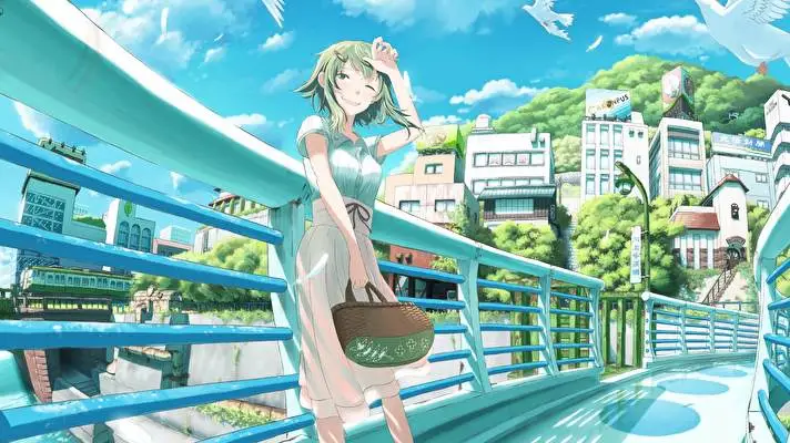 Gumi Vocaloid theme for Windows 11 Slideshow image 5