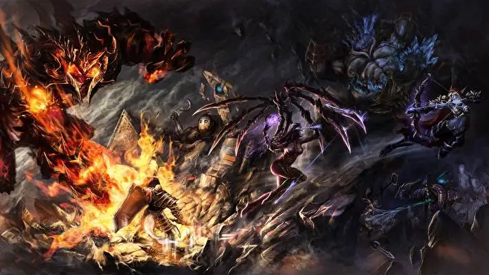 Heroes of The Storm Dark theme for Windows 11 Slideshow image 3