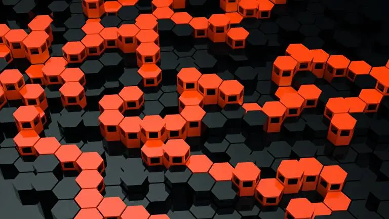 Hexagon theme for Windows 11 Slideshow image 1