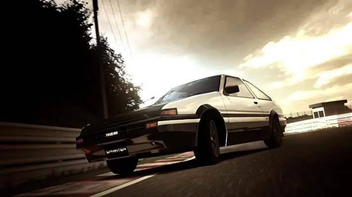 Initial D theme for Windows 11 Slideshow image 4