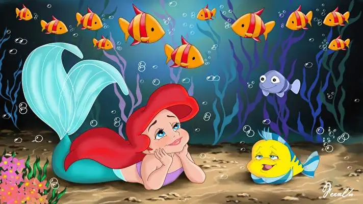 Little Mermaid theme for Windows 11 Slideshow image 4