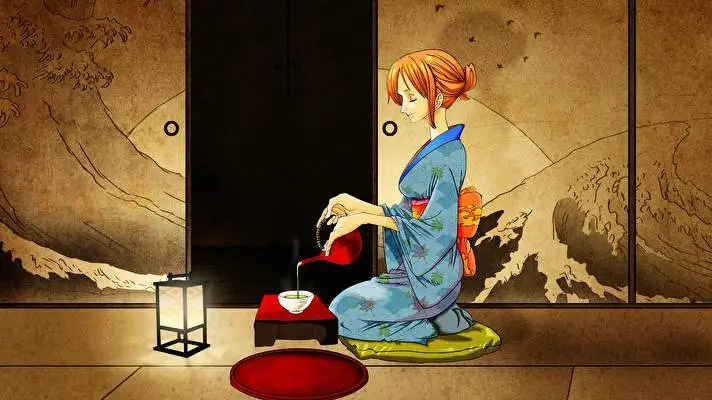 Nami One Piece theme for Windows 11 Slideshow image 1