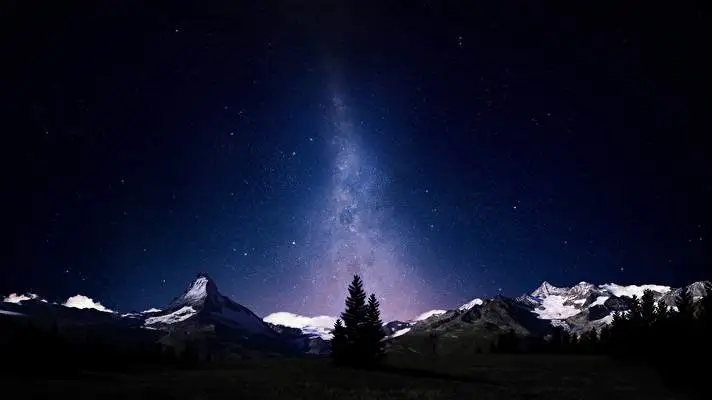 Night Sky theme for Windows 11 Slideshow image 1