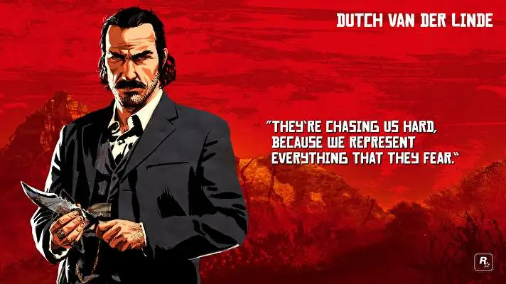 Red Dead Redemption 2 Art theme for Windows 11 Slideshow image 5