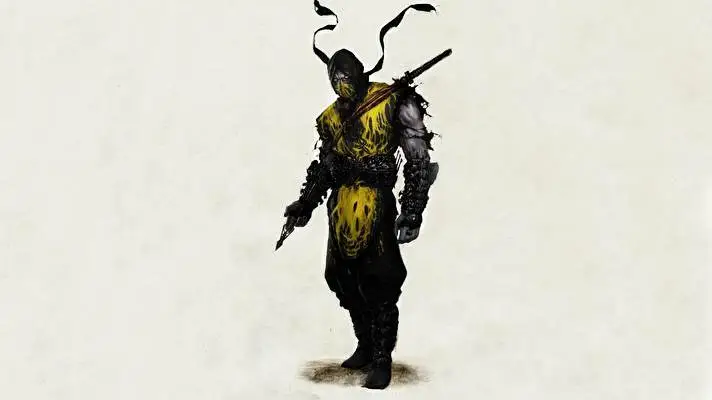 Scorpion Mortal Kombat theme for Windows 11 Slideshow image 1