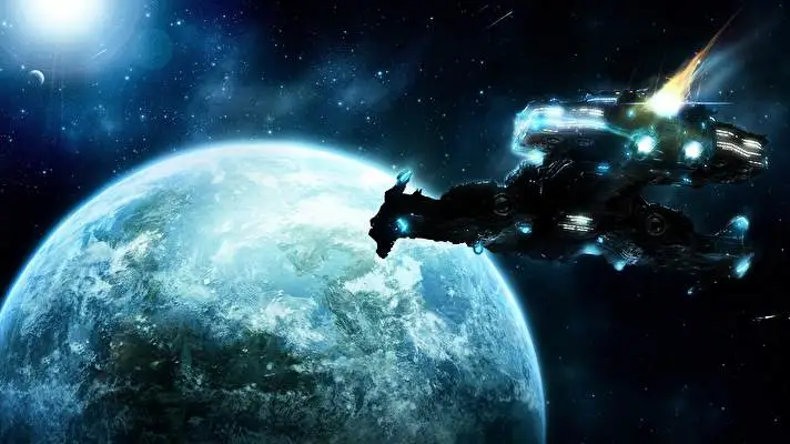 Spaceship theme for Windows 11 Slideshow image 1