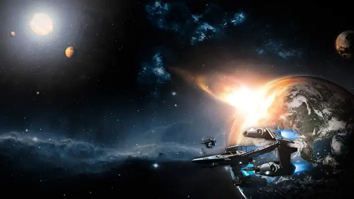 Spaceship theme for Windows 11 Slideshow image 3