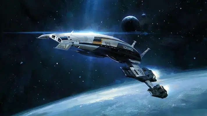 Spaceship theme for Windows 11 Slideshow image 5