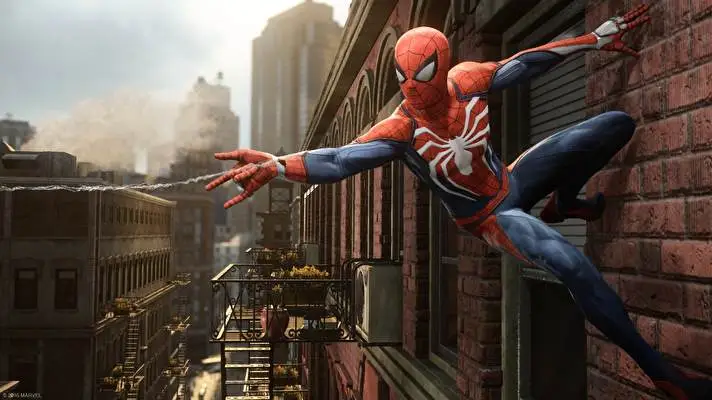 Spider Man Ps4 Dark theme for Windows 11 Slideshow image 1