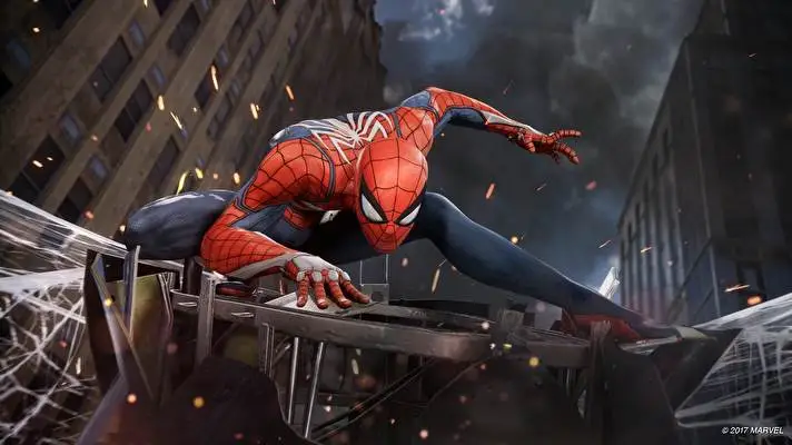 Spider Man Ps4 Dark theme for Windows 11 Slideshow image 5