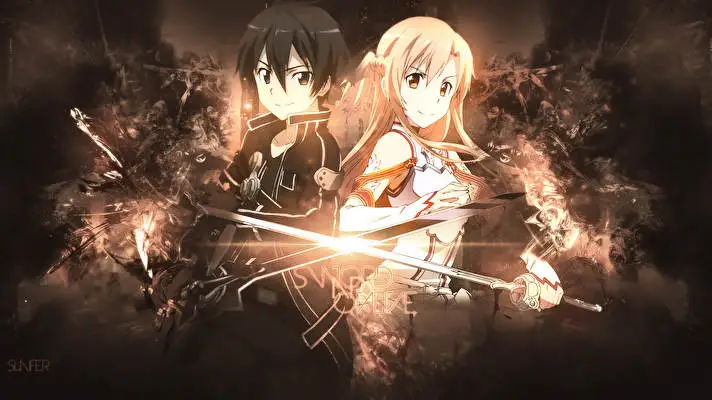 Sword Art Online theme for Windows 11 Slideshow image 1