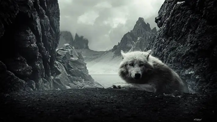 Wolf theme for Windows 11 Slideshow image 1