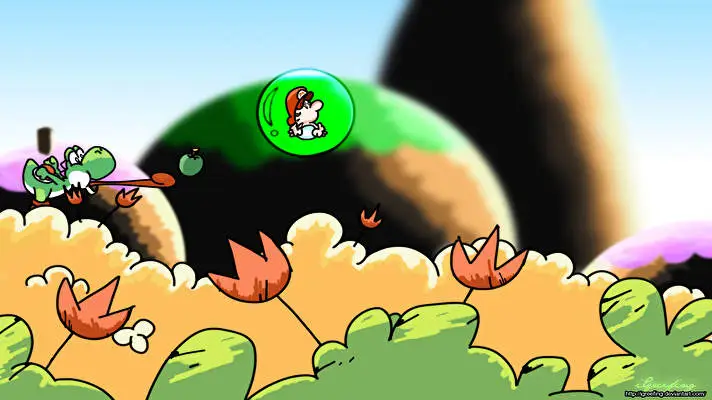 Yoshi theme for Windows 11 Slideshow image 1